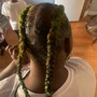 2-4 Feed in Braids