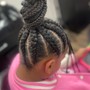 Kid's Braided ponytail