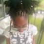 Loc retwist (half way of back)