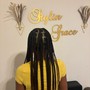 Med Knotless Braids