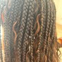 knotless braids (Medium)