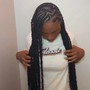 Boho medium Knotless braids(waist length)