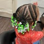 Kid's Braids with hair