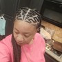 Feed ins 6+ braids (cornrow)