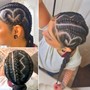 Fulani Braids without Knotless Braids