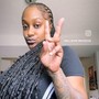 Boho Straight Backs/Cornrows with human hair