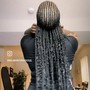 Boho Straight Backs/Cornrows with human hair