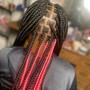 Box Braids front touch up