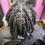 Loc Retwist W/Style (Shoulder Length and Above)