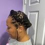 Braids No Hair Added