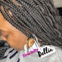 Distressed Locs with HUMAN Curls