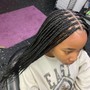 Medium Knotless Braids