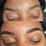 Eyebrow wax and tint