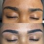 Eyebrow wax and tint