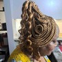 Simple Braid styles, (Braided ponytail, etc)