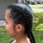 Ponytail updo (kids-natural hair)