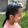 Cornrows 2-6 straight backs(natural hair)