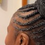 Goddess Braids knotless (medium)