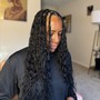 Human Hair Only Boho Knotless Braids Medium Size