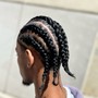 Men’s Two Strand Twists (med)