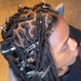 Loc style (barrel twists)