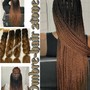 Large / Waist length knotless braids( hair included )