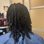 NATURAL HAIR DOUBLE TWIST