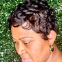 Virgin Relaxer with Basic Style... /Wrap/Blowout/Set