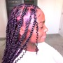 Goddess knotless Braids