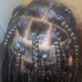 Medium Knotless Individual Braids