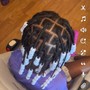 Adult Loc retwist and style