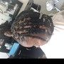 French Curl Knotless Braids