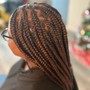 Short Box Braids bob (curls)