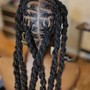 Twists (to waist or longer)