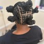 Cornrows for wig installation