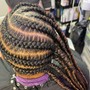 Cornrows-Faded Hair Cut (Hair on Top) Large