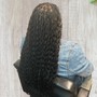 Small Boho Knotless Braids