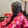 Small Box Braids(mid back)