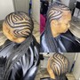 Freestyle small Stitch braids