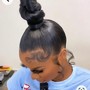 Sleek Fish-Tail Ponytail