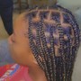 Two Layer Tribal Cornrows