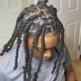 Kid's loc retwist