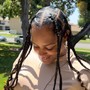 Large Knotless Box Braids