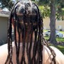 Large Knotless Box Braids