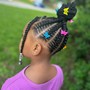 Kid's Boho Knotless Braids