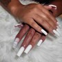 Manicure - French, Manicure - Nail Art, Acrylic Nails