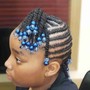 Kid friendly goddess braids