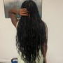 Half up/Half down Sew In