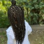 Natural Hair Box Braids (Medium)