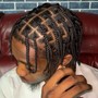 Two Feed in Cornrows